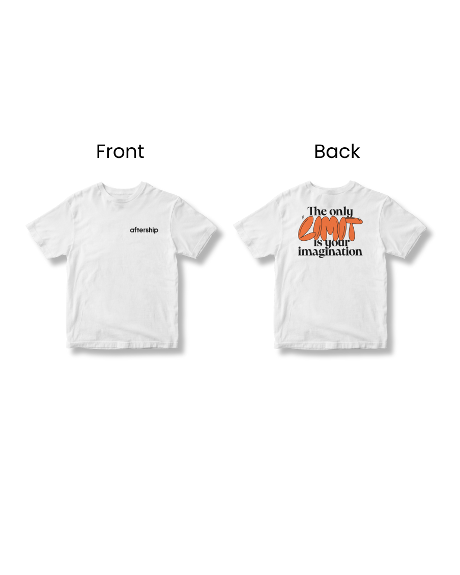 AfterShip Slogan Tee - White