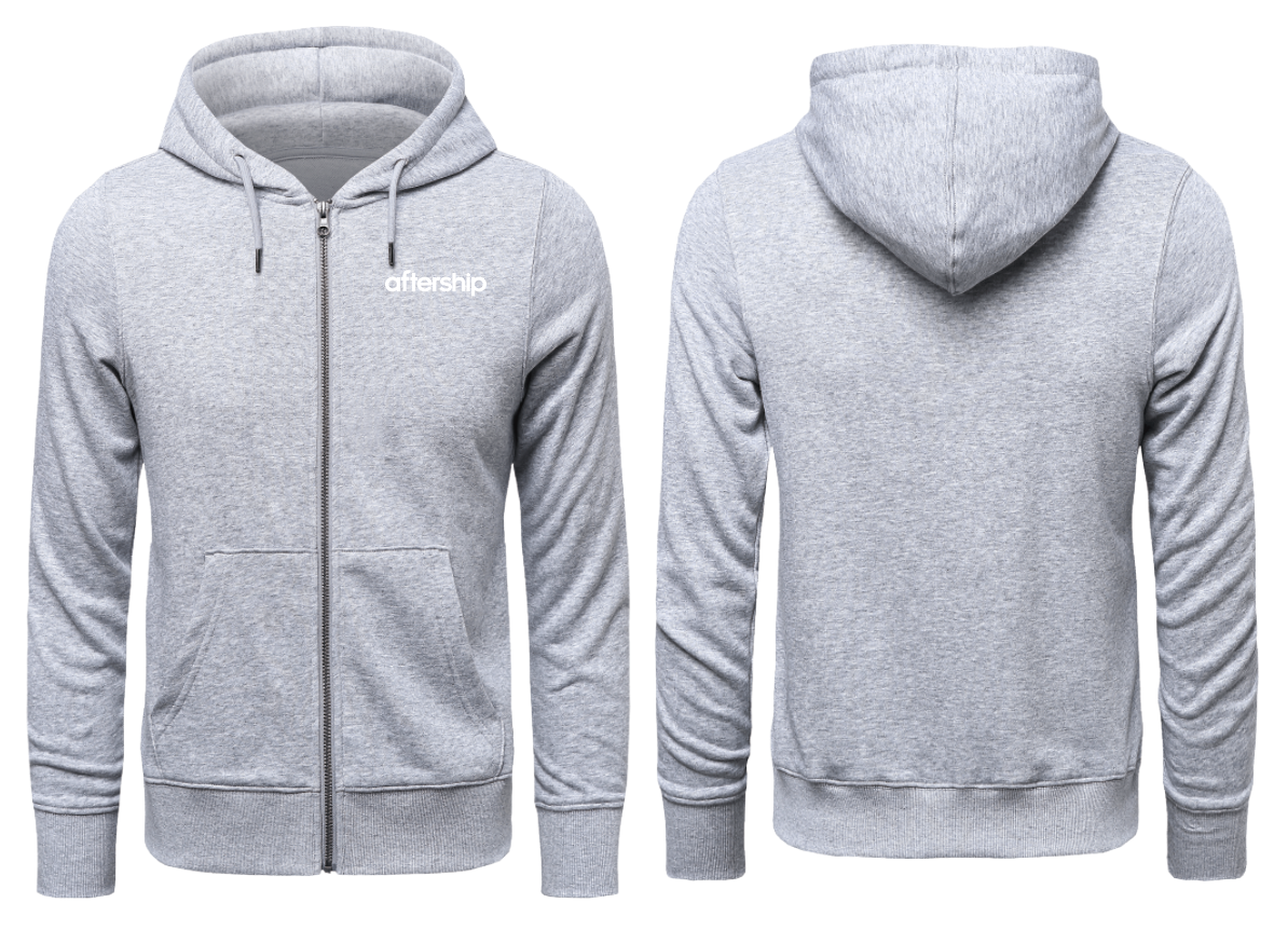 AfterShip Hoddies Zipper - Grey