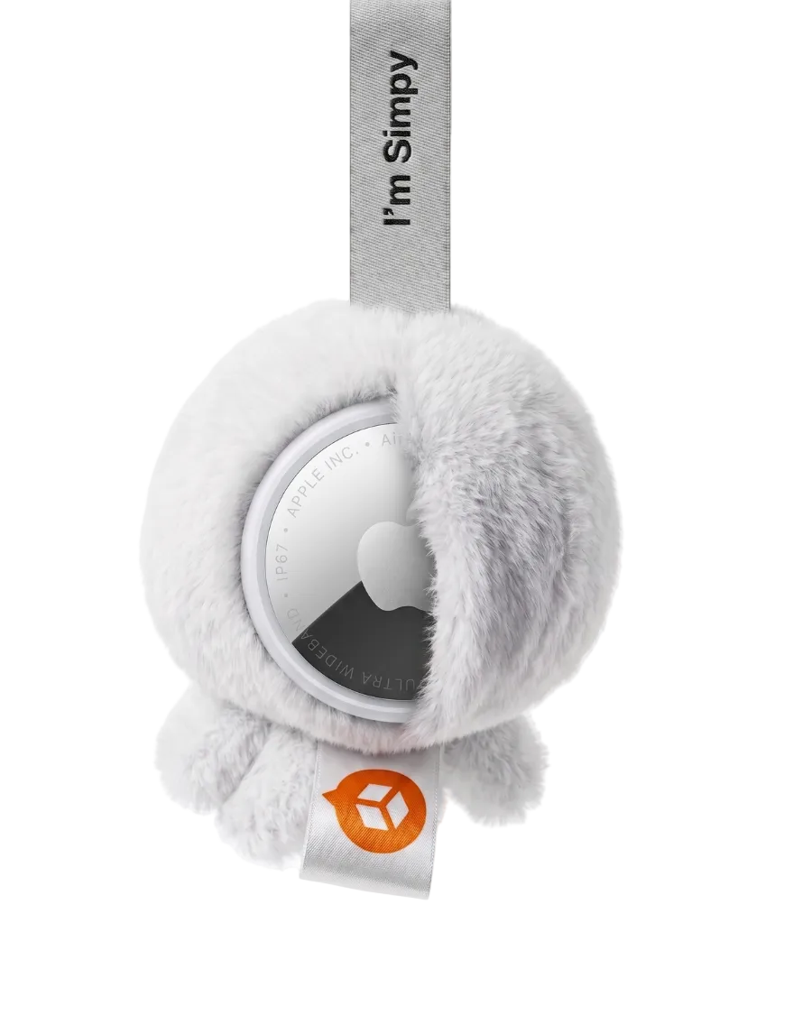 (Pre-Sale)Simpy Plush Keychain — with Hidden AirTag Pocket