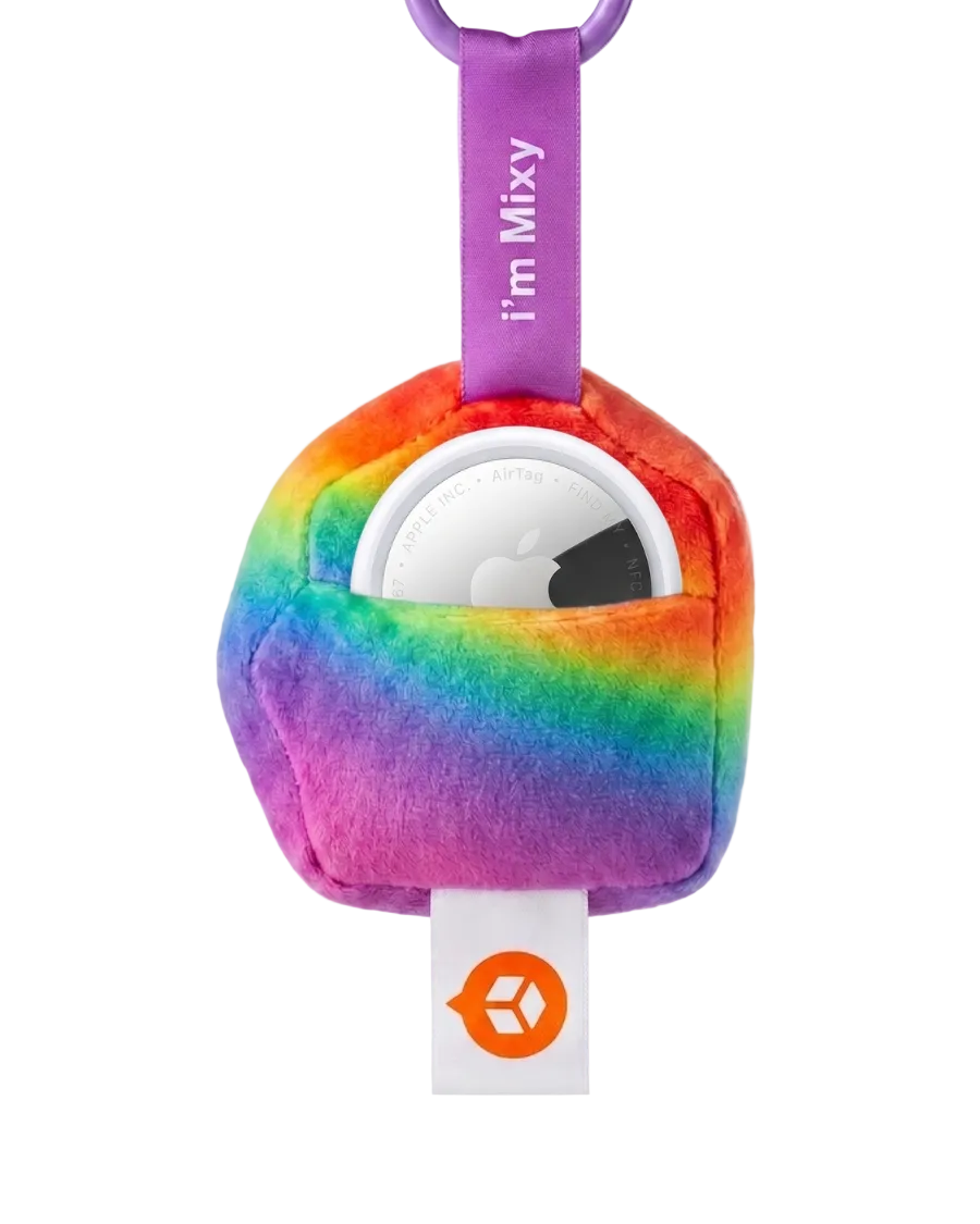(Pre-Sale)Mixy Plush Keychain — with Hidden AirTag Pocket