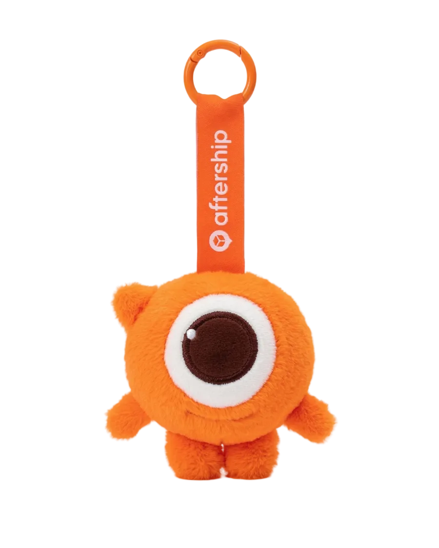 Ally Plush Keychain – AfterShip Mascot Soft Clip-On Bag Charm