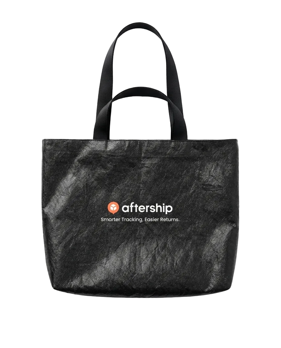 AfterShip Tyvek Tote Bag (Black)