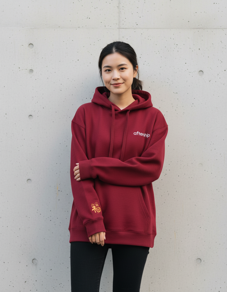 AfterShip Hoodies Pullover - Red