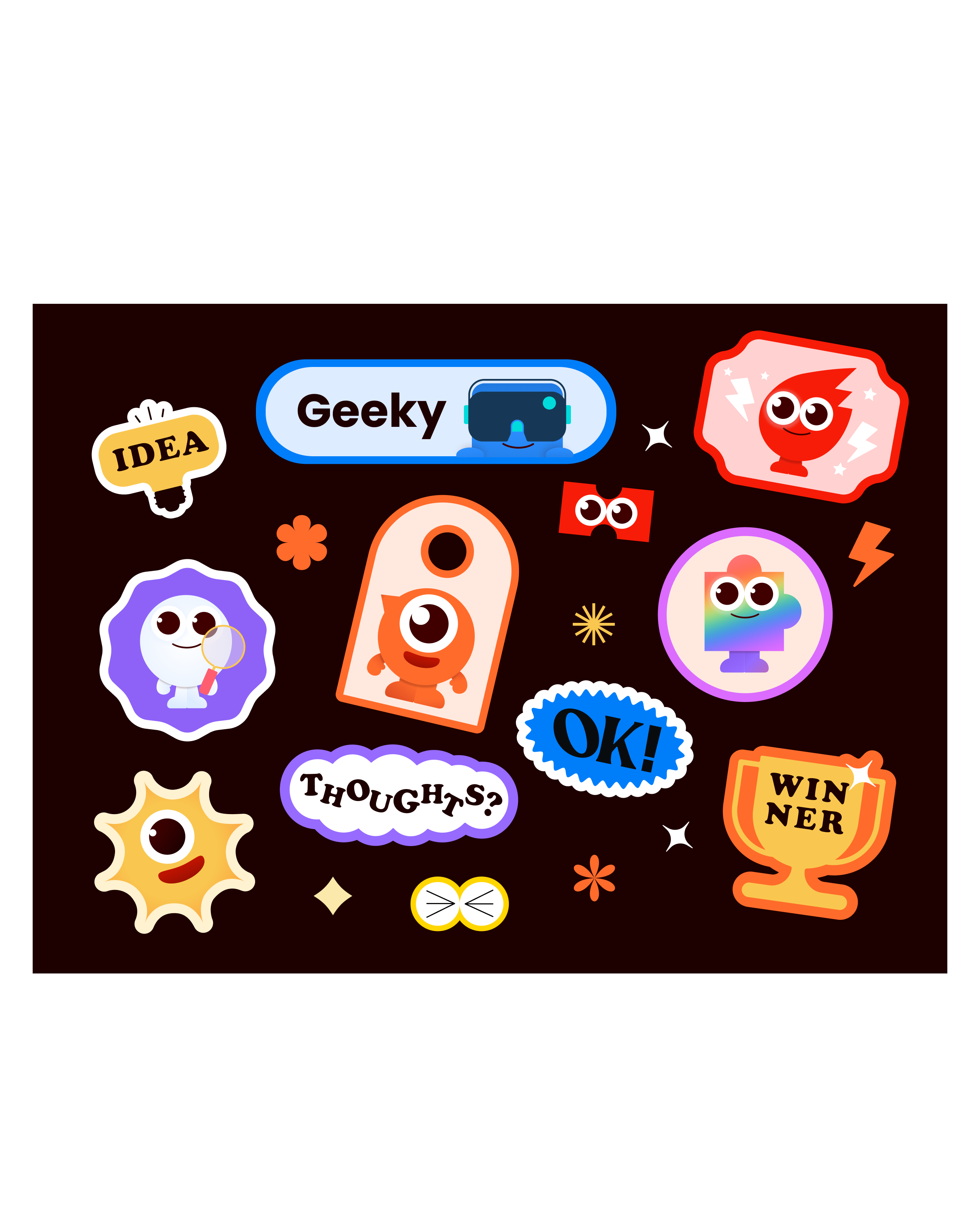 AfterShip Mascots Sticker