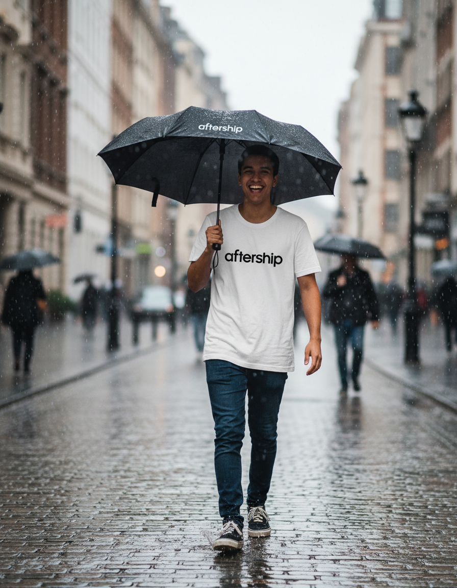 AfterShip Folding Umbrella（Black）